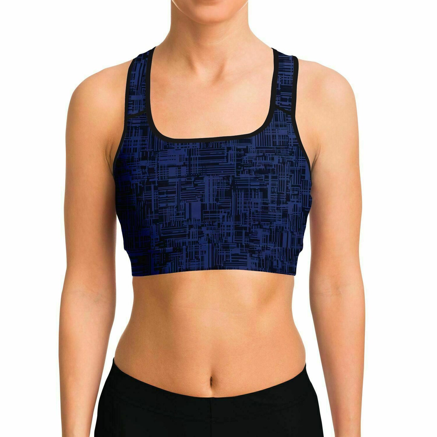 Abstract Performance Sports Bra Dynem®