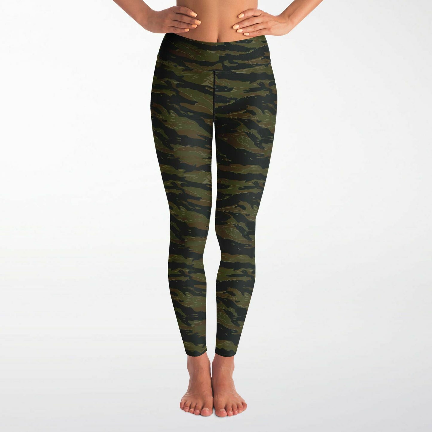Sleek Camouflage Yoga Leggings