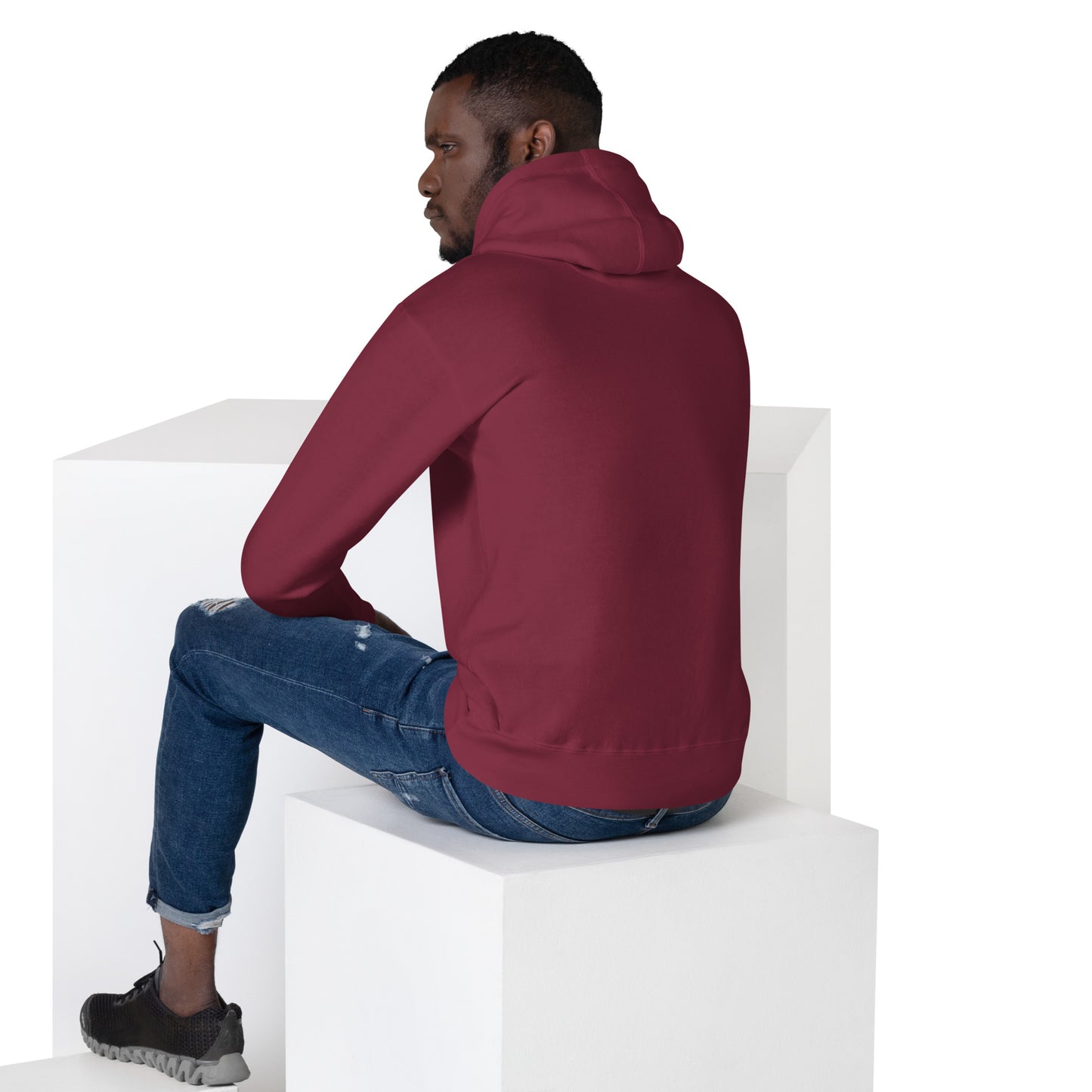 Dynem® Unisex Hoodie in Maroon
