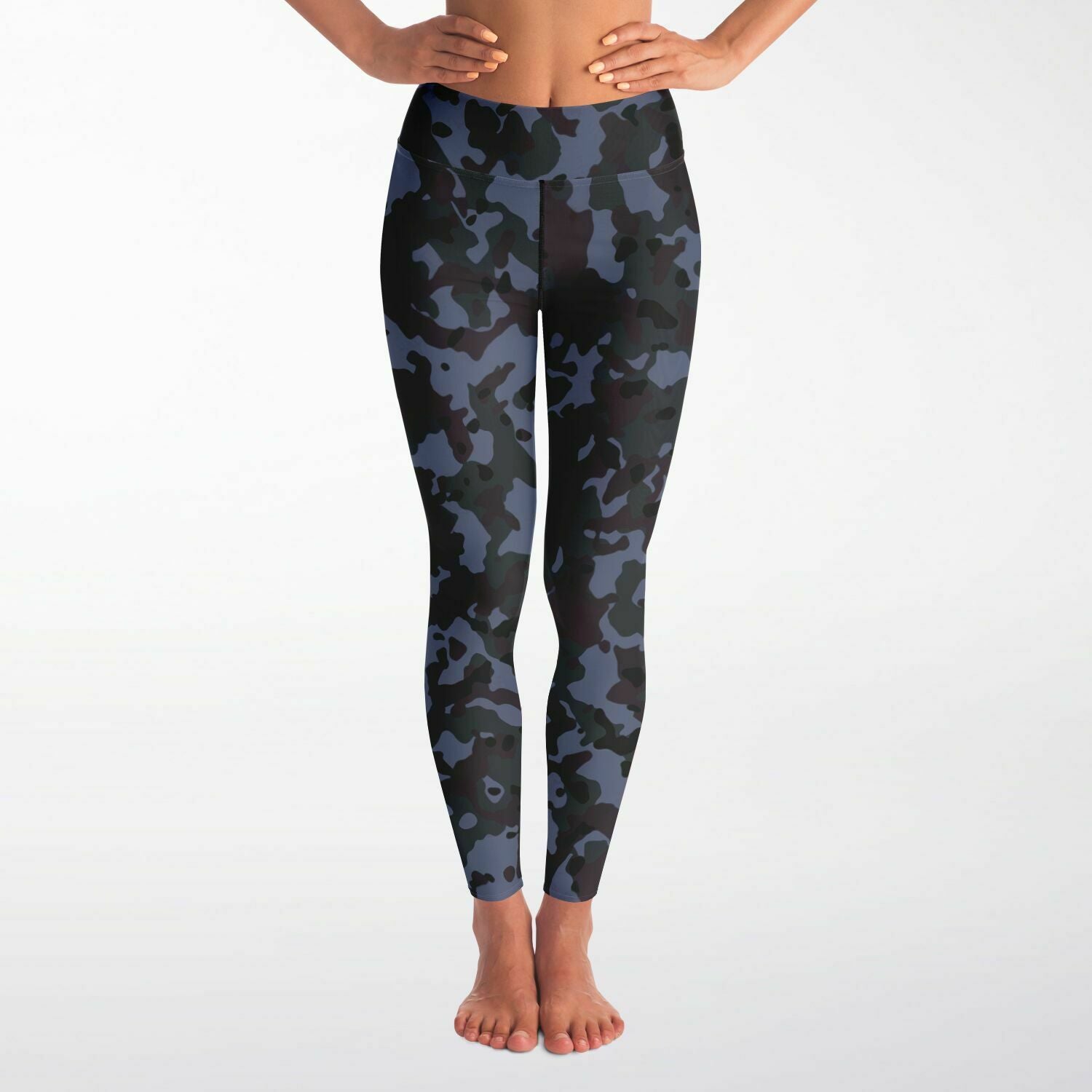 Triumph Yoga Camouflage Leggings In Blue – Dynem®