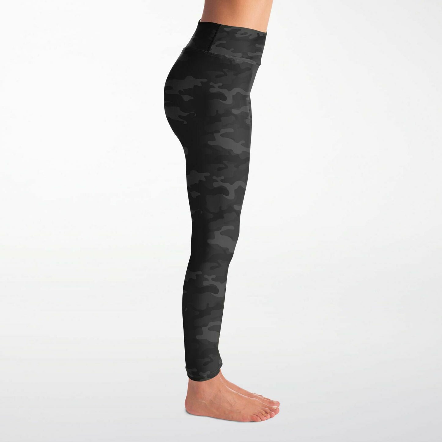 Triumph Dark Gray Camouflage Yoga Leggings