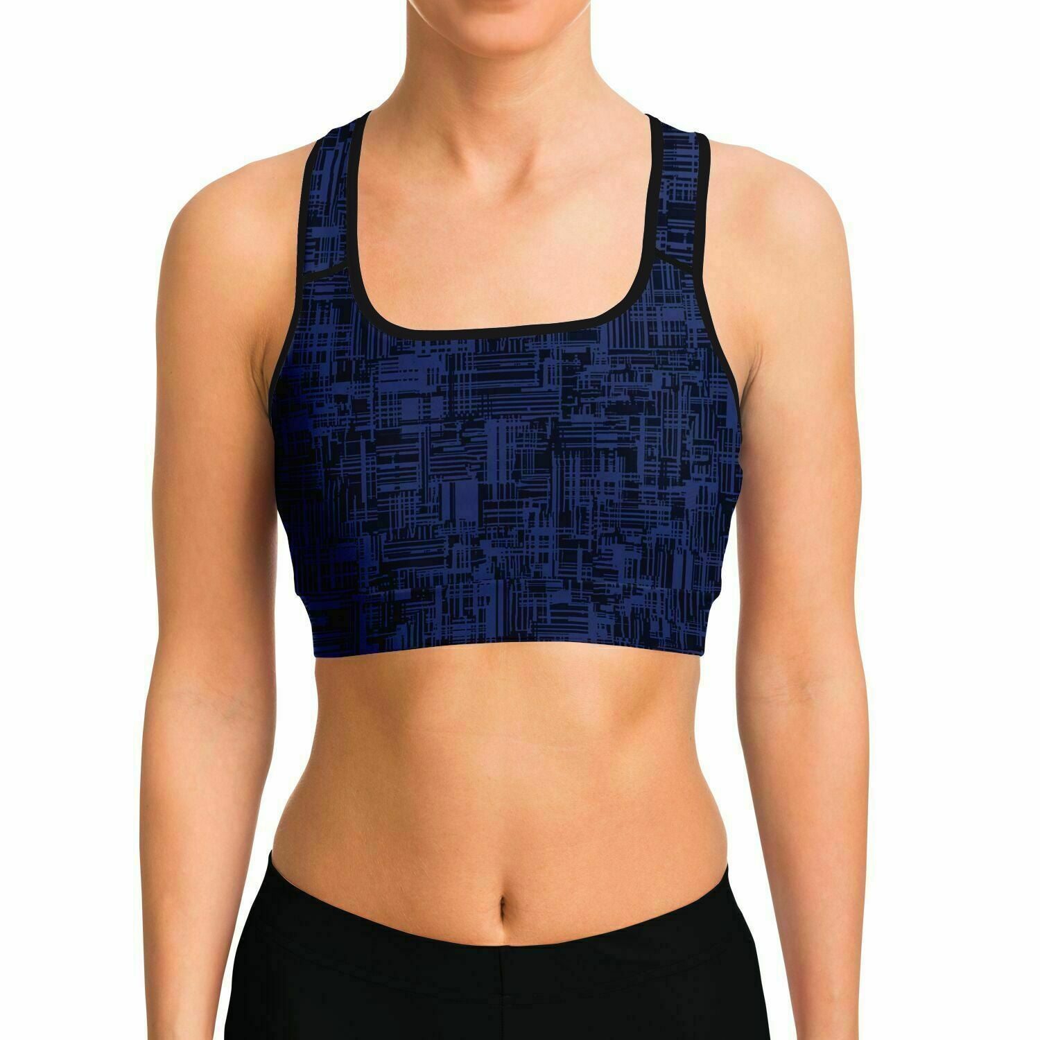 Abstract Performance Sports Bra Dynem®