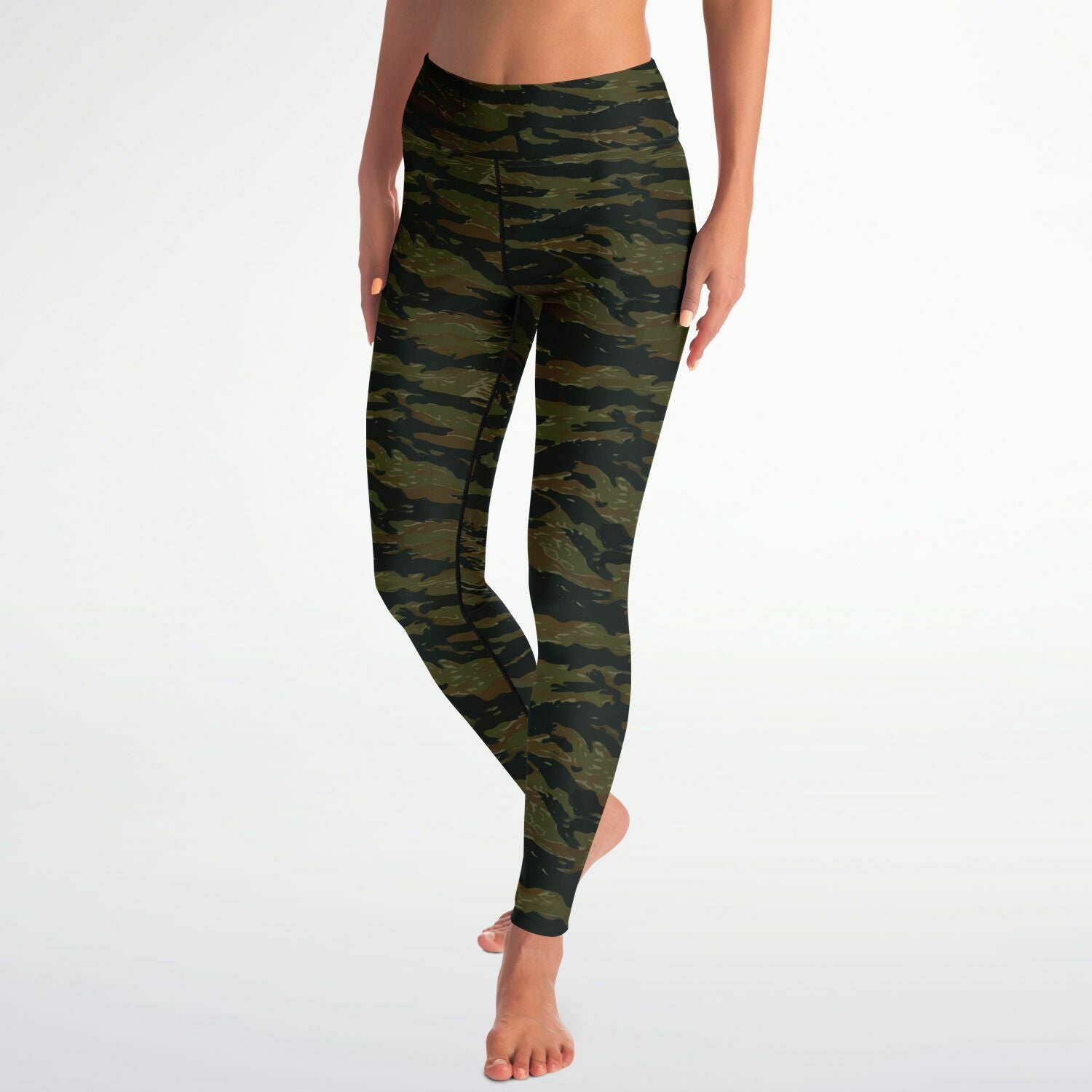 Sleek Camouflage Yoga Leggings