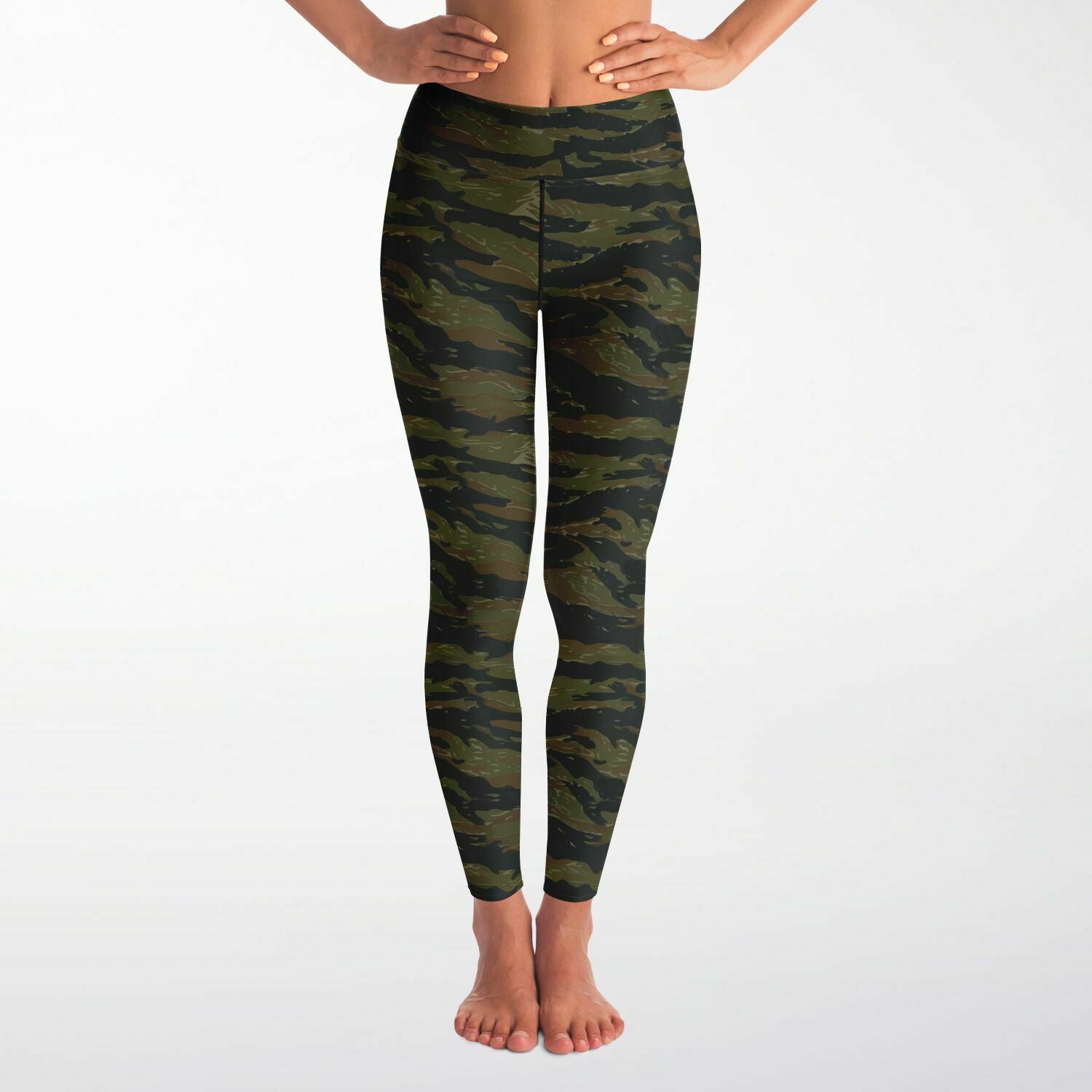 Sleek Camouflage Yoga Leggings