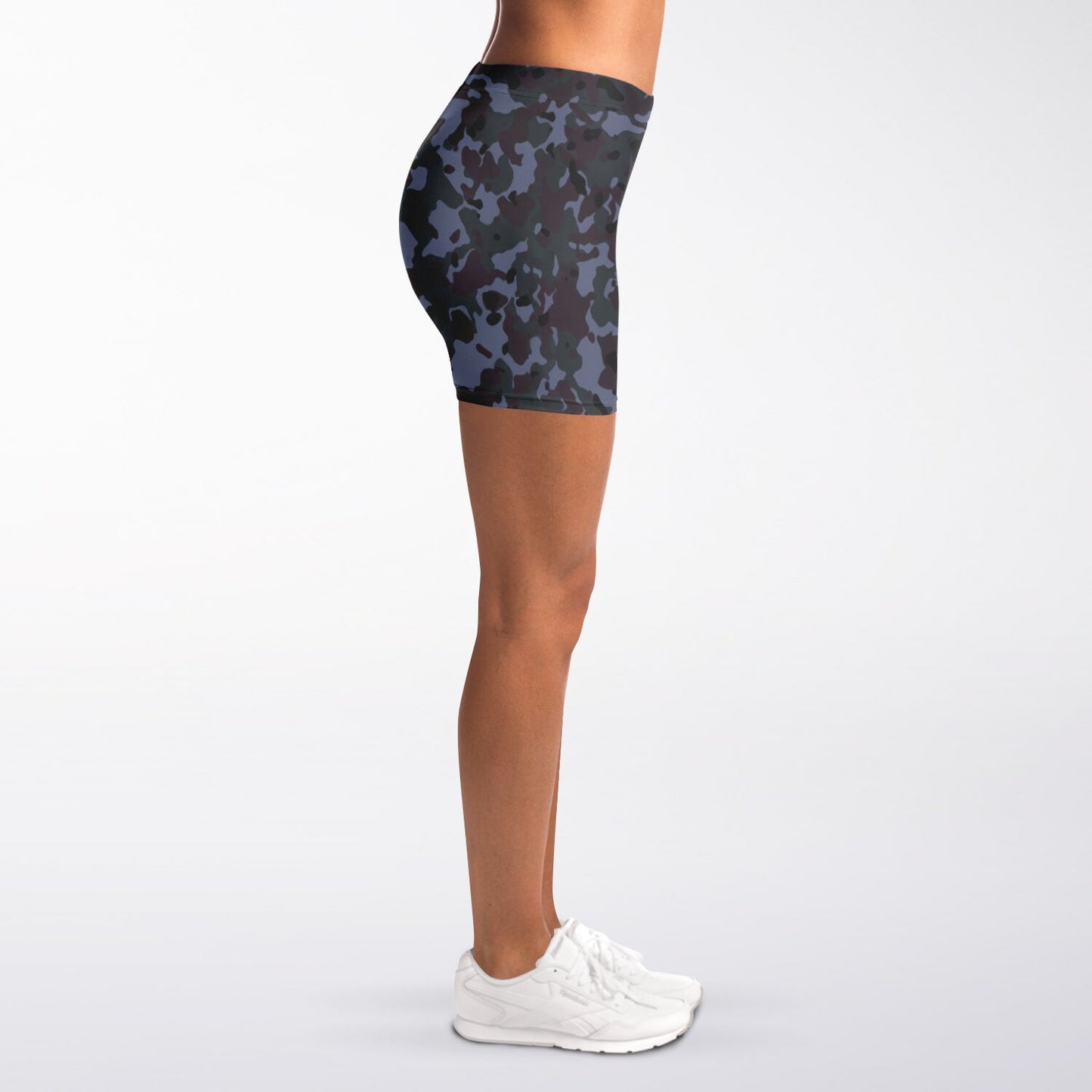 Triumph Yoga Camouflage Shorts In Blue