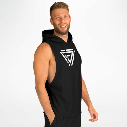 Dynem Athletic Hooded Gymtank In Black