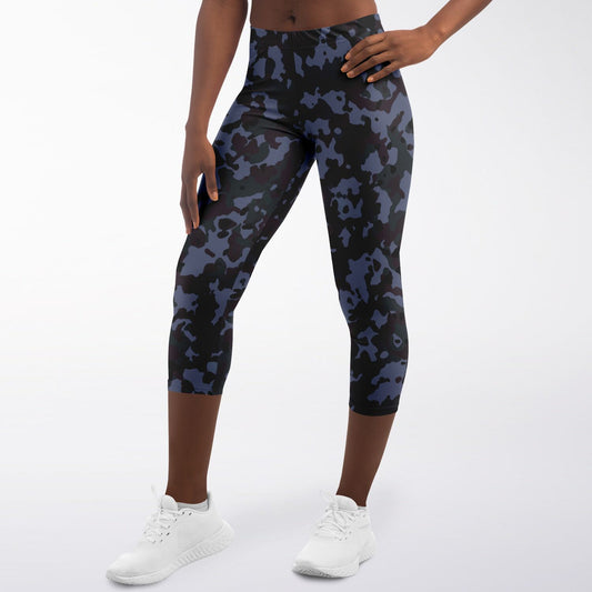 Triumph Capri Leggings In Blue Camo
