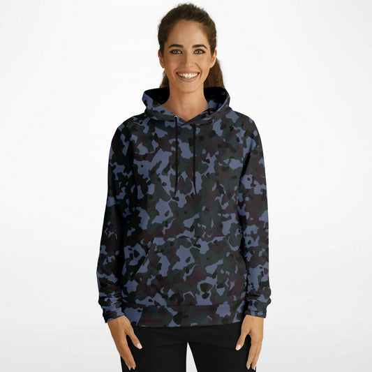 Triumph Athletic Hoodie In Blue Camo