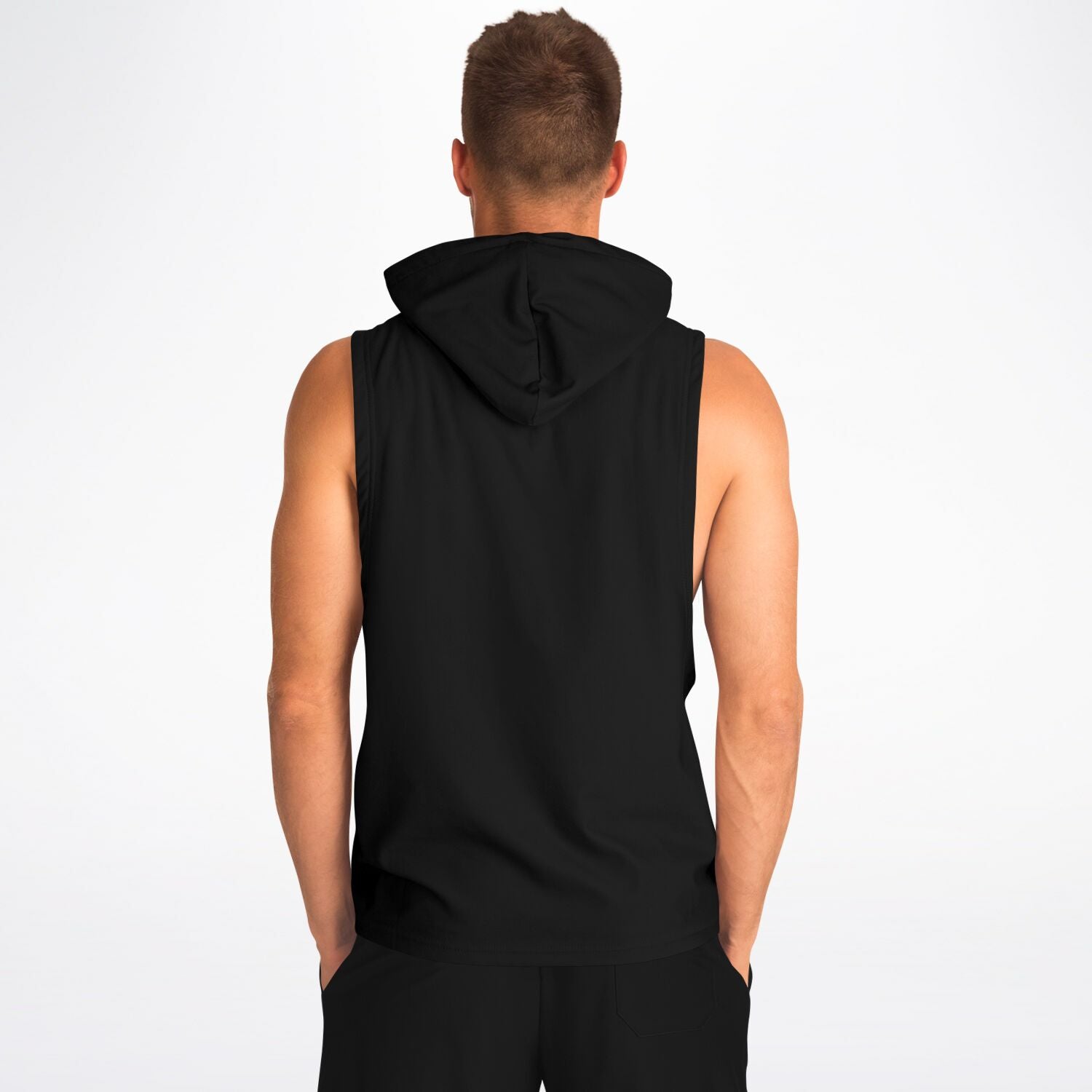 Dynem Athletic Hooded Gymtank In Black