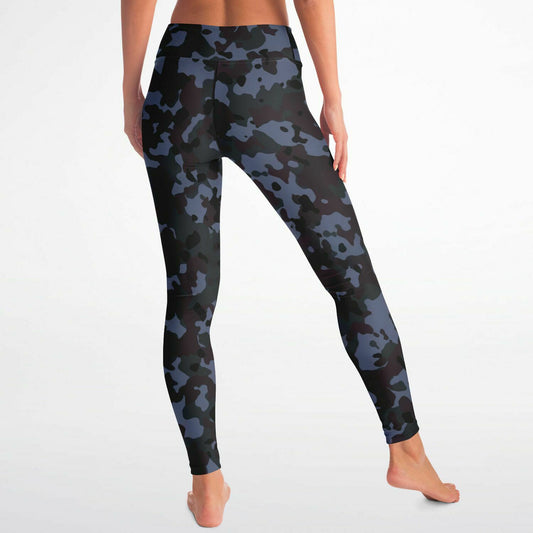 Triumph Yoga Camouflage Leggings In Blue