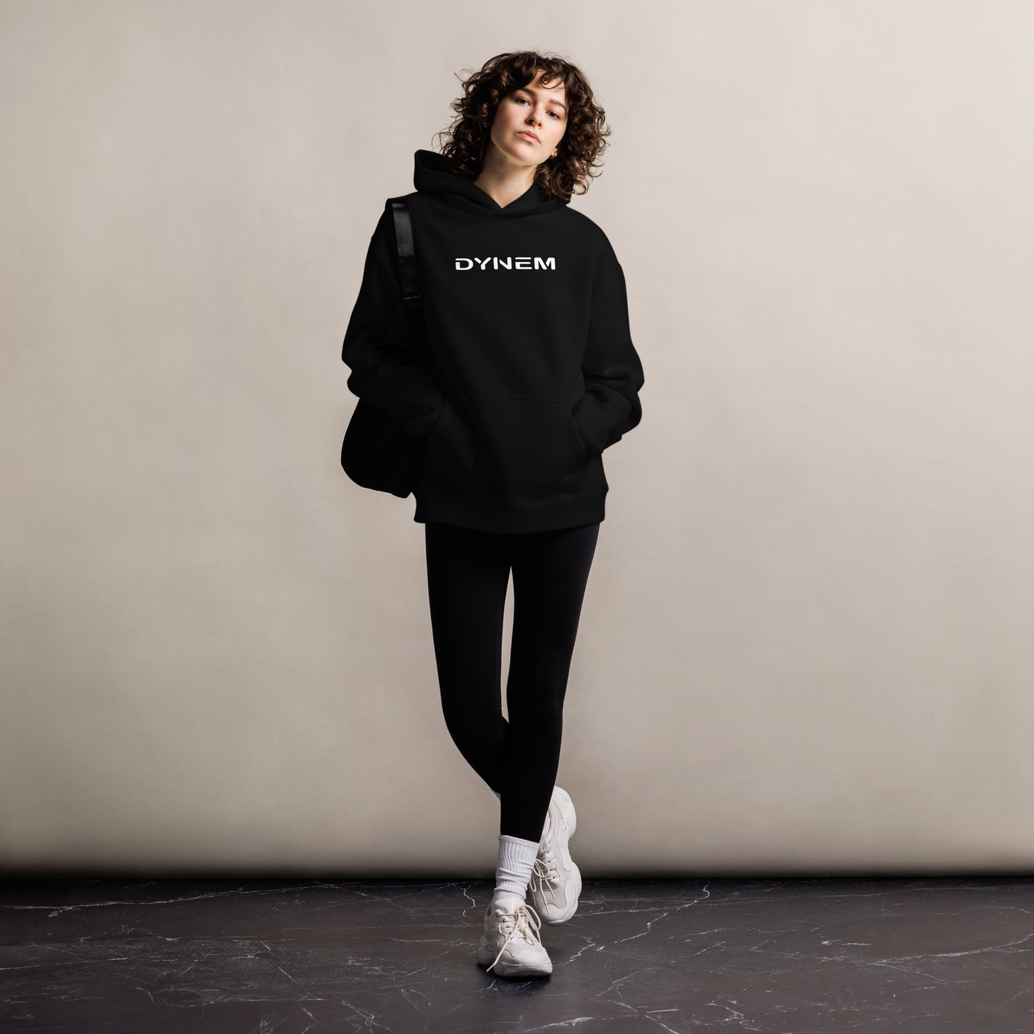 Dynem® Black Hoodie For Men And Women