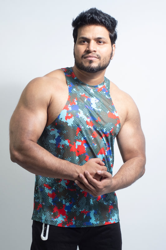 Dynem™ Digital Camo Print Gym Tank For Men