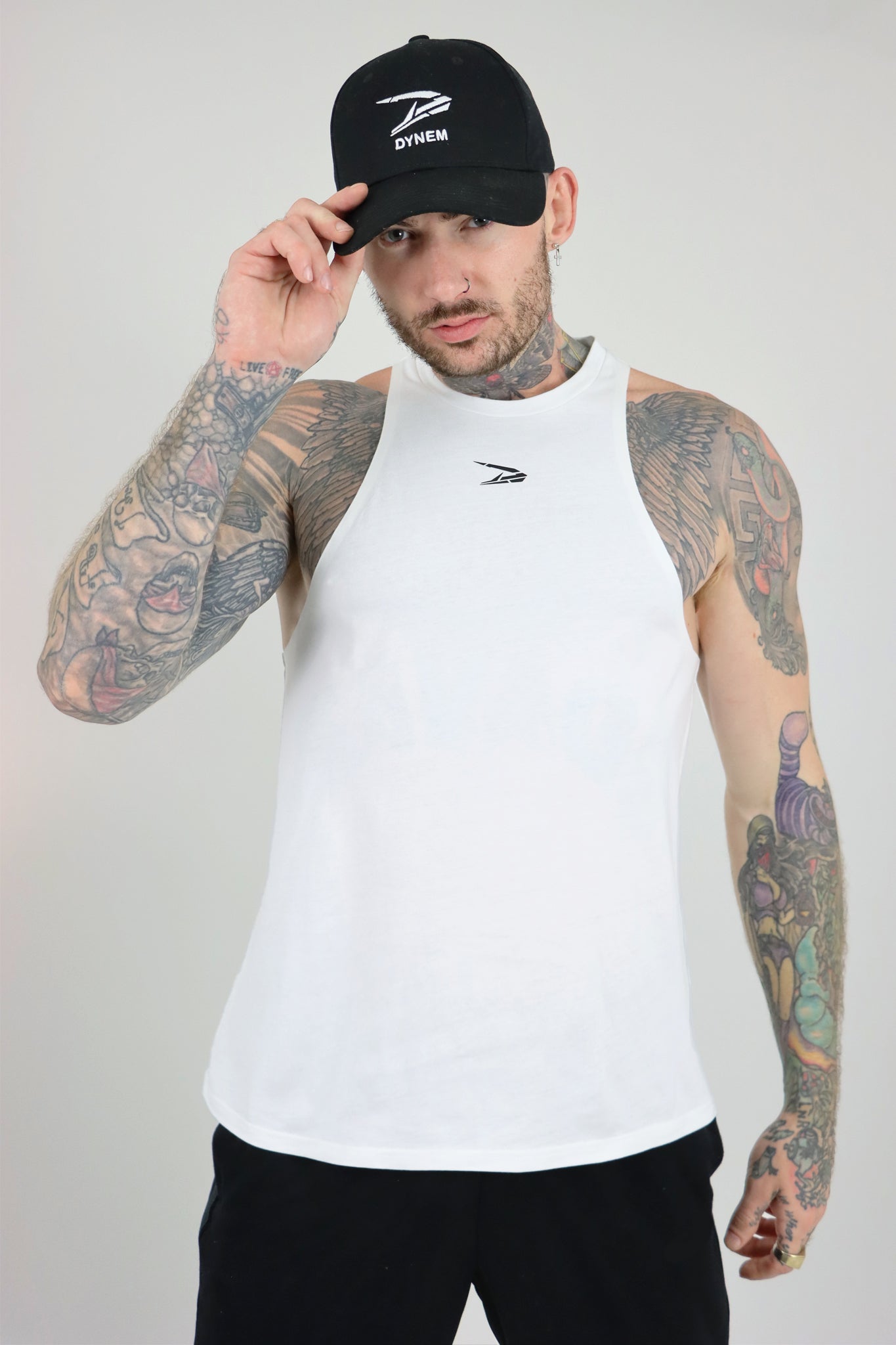 Dynem™ Activewear Revolution Gym Tanks In White